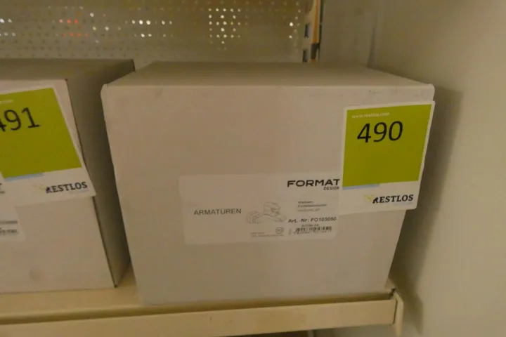 FORMAT Design Wannen-Einhebelmischer, AP, chrom